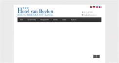 Desktop Screenshot of hotelvanbeelen.nl
