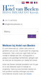 Mobile Screenshot of hotelvanbeelen.nl